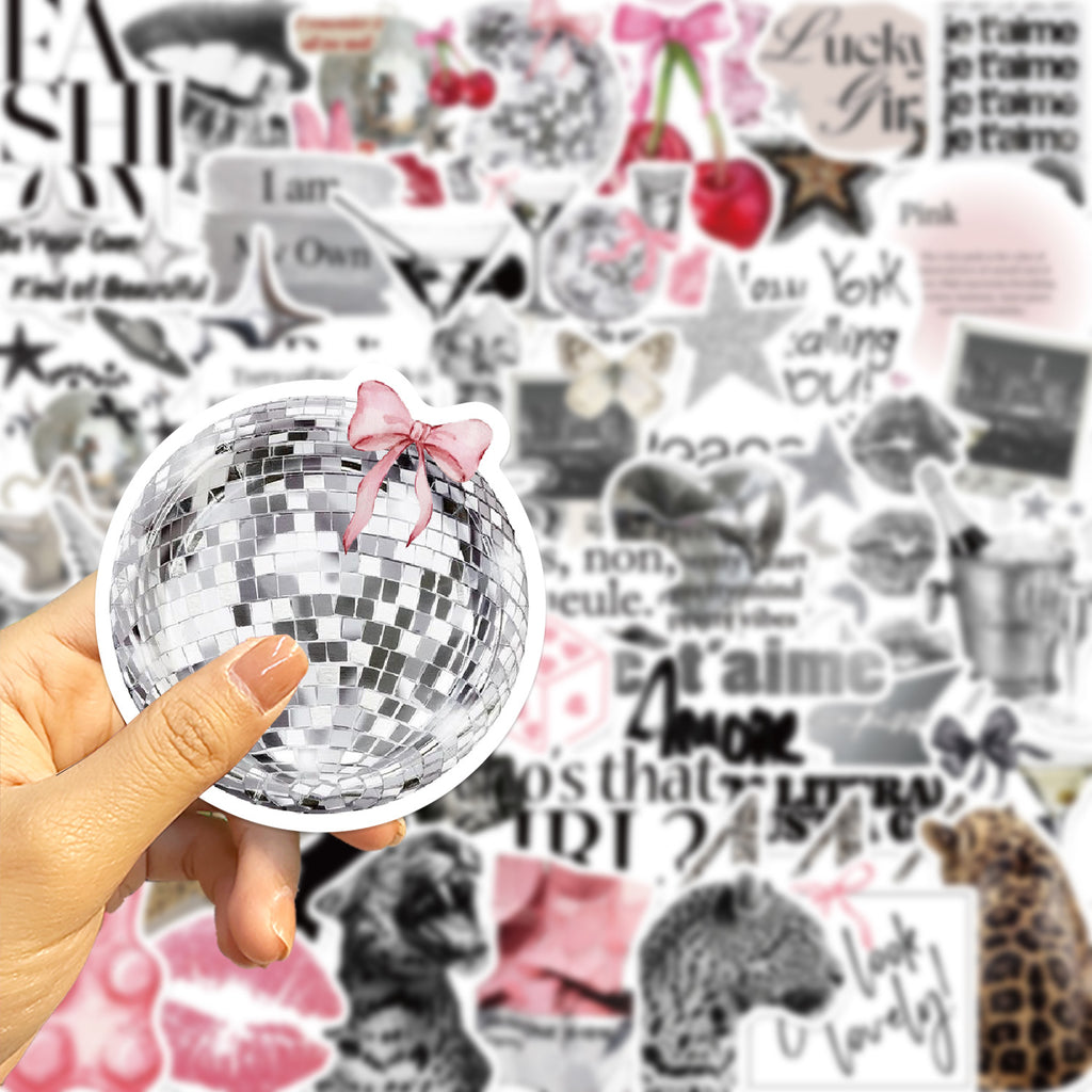 Silver Lucky Girl sticker - image 2