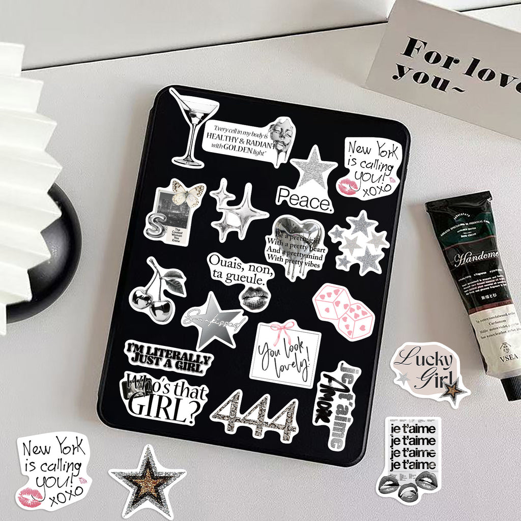 Silver Lucky Girl sticker - image 4