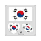 2026 World Cup Flag Tattoo Stickers - 50pcs Pack