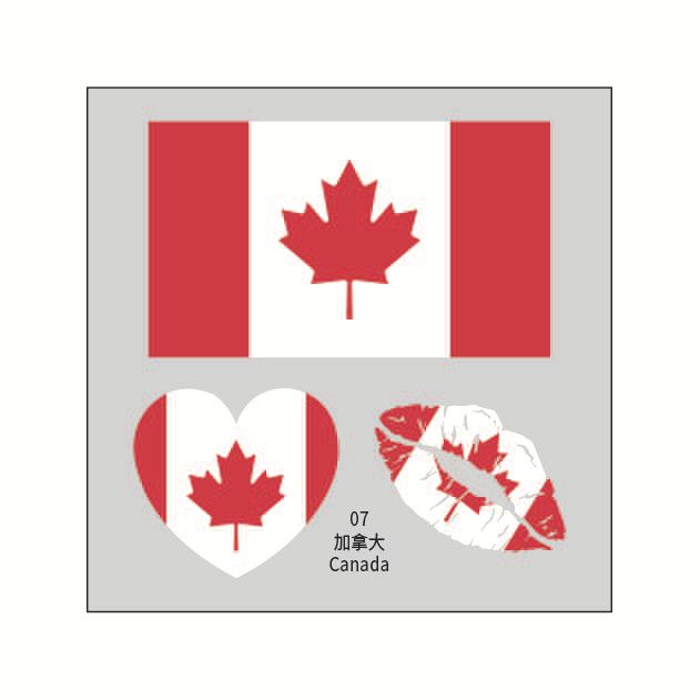 2026 World Cup Flag Tattoo Stickers - 50pcs Pack