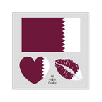 2026 World Cup Flag Tattoo Stickers - 50pcs Pack