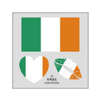 2026 World Cup Flag Tattoo Stickers - 50pcs Pack