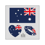 2026 World Cup Flag Tattoo Stickers - 50pcs Pack