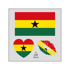 2026 World Cup Flag Tattoo Stickers - 50pcs Pack