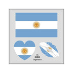 2026 World Cup Flag Tattoo Stickers - 50pcs Pack