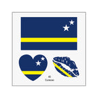 2026 World Cup Flag Tattoo Stickers - 50pcs Pack